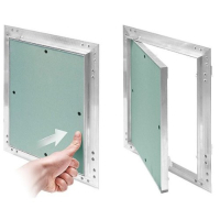 Panel de acceso KRAL15 – Awenta, aluminio y placa de yeso, impermeable, 60x60cm