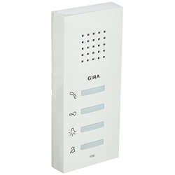 Gira 125003 AP System 55 - Central house system, glossy white