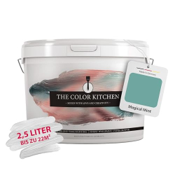 Матовая интерьерная краска Livingwalls The Color Kitchen, зелёная, 2,5 л