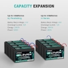 EverExceed 12V 8Ah LiFePO4 Batterie mit BMS, 3000+ Zyklen für USV/Solar