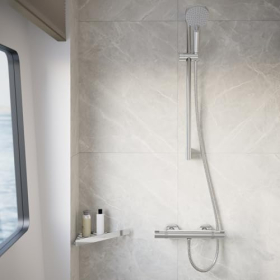 Hansgrohe Ecostat Comfort shower thermostat with SafetyStop, 1 function, chrome