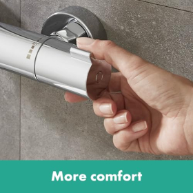 Ecostat 1001 CL Thermostatic Shower Mixer, Silver 