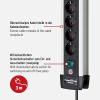 Brennenstuhl 6-way power strip with switch
