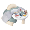 Smoby- Little Smoby baby seat, padded, with multi-activity table, separate seat, suitable from 6 months