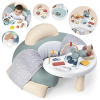 Smoby- Little Smoby baby seat, padded, with multi-activity table, separate seat, suitable from 6 months