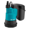 Gardena Tauchpumpe 18V P4A, integrierter Filter, max. 2000 l/h