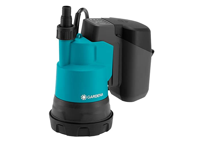 Gardena Tauchpumpe 18V P4A, integrierter Filter, max. 2000 l/h Gardena Tauchpumpe 18V P4A, integrierter Filter, max. 2000 l/h