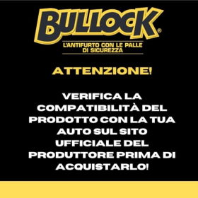 Bullock Excellence Auto-Lenkradschloss Modell W Gelb