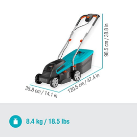 Аккумуляторная газонокосилка Gardena PowerMax 32/36V, ширина скашивания 32 см, без аккумулятора