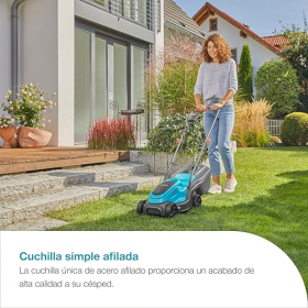 Высокопроизводительная газонокосилка EasyMax 30/18V – Gardena, с возможностью установки аккумулятора
