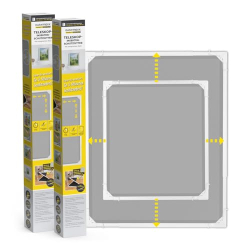 EASYmaxx Insektenschutz | Telescopische Fliegengitter | Fenster | Weiß | 2er Set