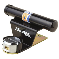 Master Lock 1488EURDAT - Funda protectora para puerta de garaje, vertical con cerradura y llave