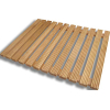Rejilla de ducha Castelmerlino de madera de alerce de 55x69 cm para platos de ducha de 70x90 cm