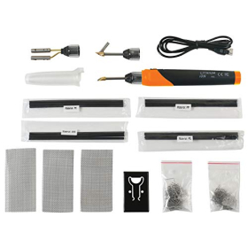 KS Tools repair kit for plastic parts with charger and accessories