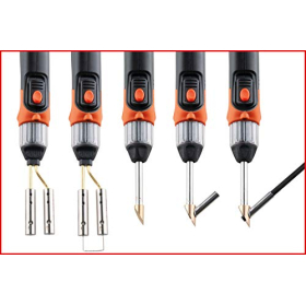 KS Tools repair kit for plastic parts with charger and accessories