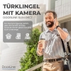 DOORLINE Timbre inalámbrico con vídeo, cámara, abridor de puerta, control mediante aplicación, compatible con Fritz!Box