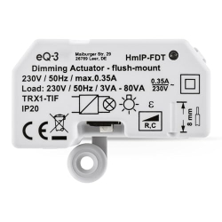 Homematic IP 150609A0 Unterputz Dimmaktor mit Energiemessung