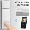 Sistema de intercomunicación inalámbrico DECT delgado con timbre y abrepuertas