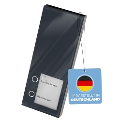 Timbre inalámbrico DoorLine Slim DECT, antracita, con conexión para abrepuertas, teléfono fijo y móvil