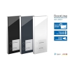 DoorLine Slim DECT wireless doorbell, anthracite, with door opener connection, landline & mobile