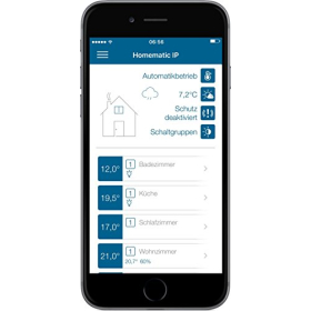 Homematic IP Smart Home 152000A0 – Настінний вимикач для брендованих вимикачів, керування приводами та термостатами, аксесуари для розумного дому