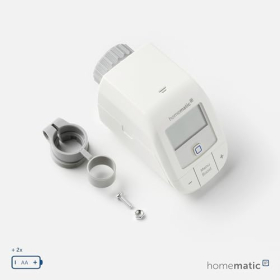 Homematic IP Smart Home 153412A3-D – Termostato digital básico para radiadores, control mediante app, ahorro energético