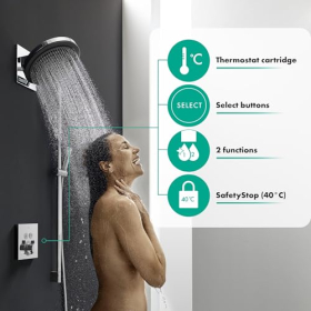 hansgrohe ShowerSelect - прихований термостат
