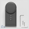 Accionamiento de cerradura de puerta para hogar inteligente (HmIP-DLD-A) (antracita)