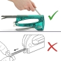 Tacwise 1728 Z2 53-13T Transparenter Hefter für 300 Heftklammern, verwendet Heftklammern vom Typ 13 und 53 mit einem Durchmesser von 4-8 mm