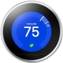 Google Nest Learning Thermostat, 3. Generation,Verbundener Thermostat, Stahl T3028FD