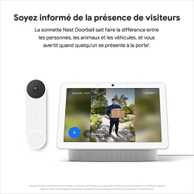 Google Nest Doorbell – сонет Video Sans Fil