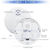 WiFi spy camera smoke detector, 1080P, motion detection, night vision, APP control