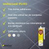 WEBER PU40 - Masilla de poliuretano, blanca, 300 ml