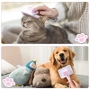 Vinabo Self-Cleaning Fur Brush for Dogs & Cats, Pink