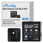 Paquete de pantalla y sensor de pared Shelly, hogar inteligente con Wi-Fi y Bluetooth