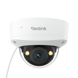 Reolink 12MP vandal-proof PoE security camera with 145° wide angle, color night vision, two-way audio