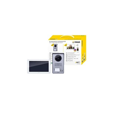 VIMAR K40955 Комплект видеофонического сигнала в паре с: видеофоническим сенсорным экраном, активным Wi-Fi и цветным ЖК-дисплеем 7 дюймов, аудиовидео с 1 импульсным питанием, полным набором персонала для занятий спортом, белого цвета