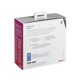 LEGRAND Celiane Smart Home Kit with Netatmo – 1 socket, 1 switch, 1 control, 1 light/socket control