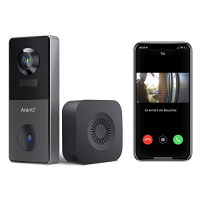 Sicherer Arenti Vbell1 Wi-Fi Video-Türklingel mit Akku