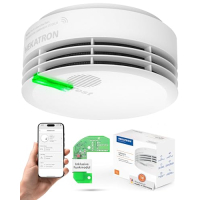 Hekatron Genius Plus X – мережевий детектор диму з 10-річним терміном служби батареї – з базою радіомодуля