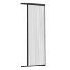Windhager pleated mosquito net door 110x220 cm, rollable, no drilling, aluminum frame