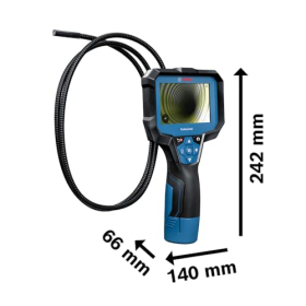 Bosch Professional Inspektionskamera GIC 12V-4-23 C, 4,3" HD-Display, 150cm Kabel