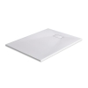 Plato de ducha EMKE 120x90 cm, antideslizante, aspecto piedra, blanco