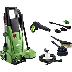 Мойка высокого давления Lavor NJ Plus 145 WPS, 1900 Вт, 145 бар, вращающаяся щетка, зелёный