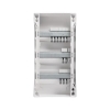 DEBFLEX electrical cabinet 3 rows, 3 residual current devices + 11 circuit breakers