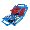 53-piece tire repair kit for cars, motorcycles, and off-road vehicles