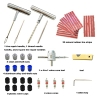 53-piece tire repair kit for cars, motorcycles, and off-road vehicles