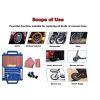 53-piece tire repair kit for cars, motorcycles, and off-road vehicles