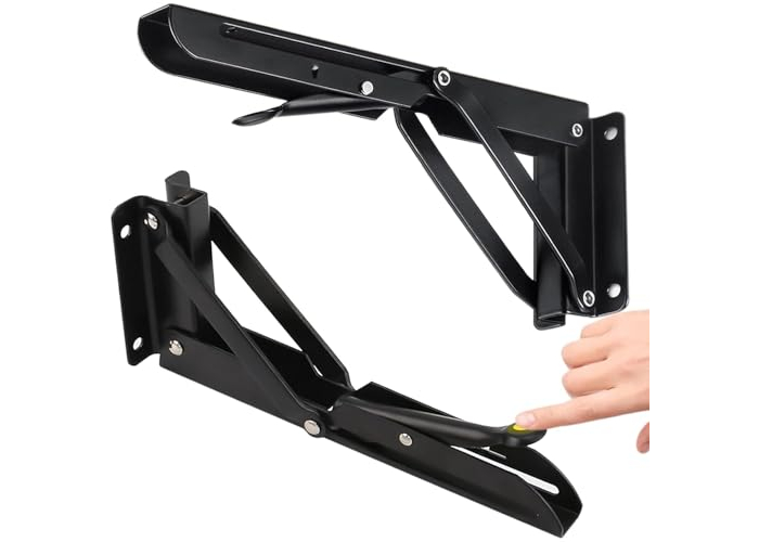 Folding bracket 300mm, 2 pcs., metal, heavy-duty for wall & shelf Folding bracket 300mm, 2 pcs., metal, heavy-duty for wall & shelf