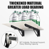 Folding bracket 300mm, 2 pcs., metal, heavy-duty for wall & shelf
